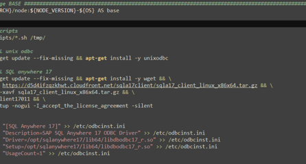 Connecting Node-RED to SAP SQL Anywhere with Custom Docker Instance