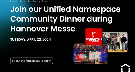 Join Us at the Unified Namespace Community Dinner at Hannover Messe 2024