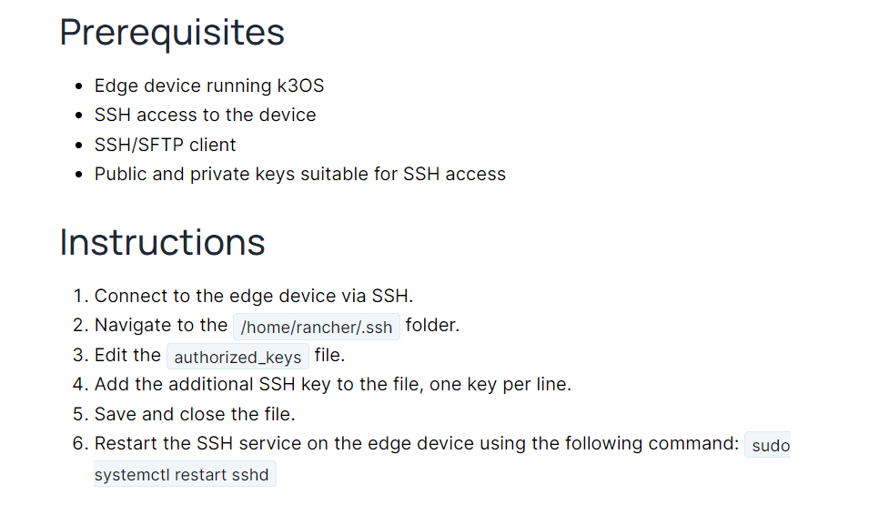 Adding Additional SSH Keys to k3OS