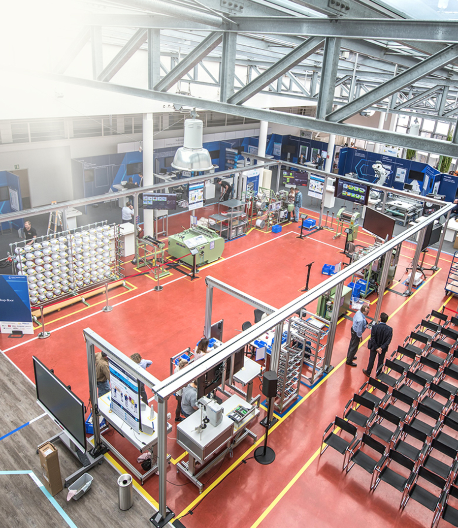 View of the DCC Aachen model factory