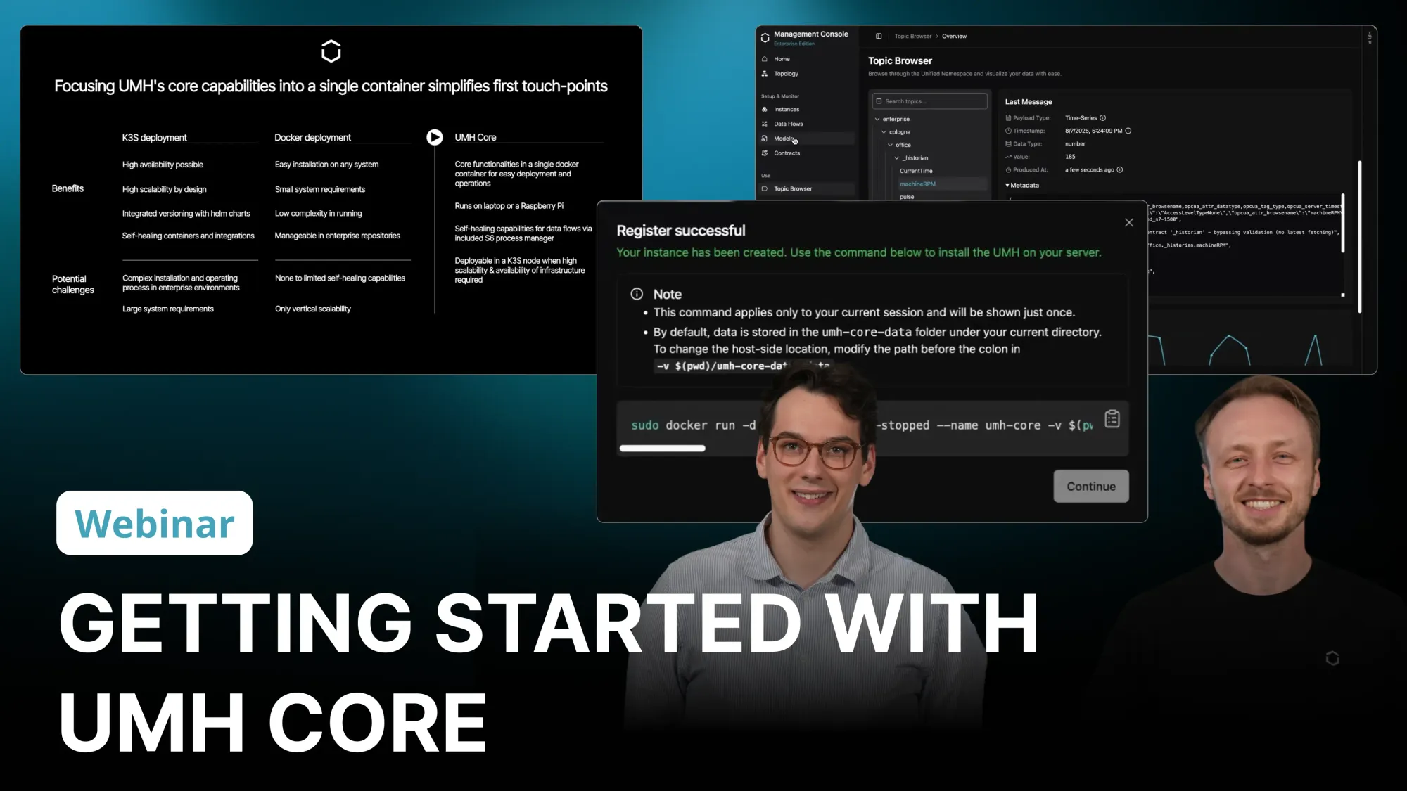 Webinar: Getting started with UMH Core